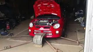500 WHP SRT-4 91oct 6262 PTE Turbo Dyno pull