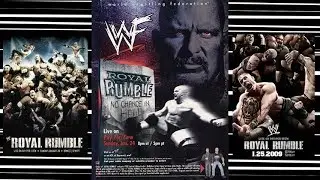 Every WWE Royal Rumble Poster in history (1988-2017)