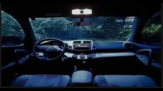 Rain on Car Roof 1 Hour | Black Screen (Relaxing Sounds from Costa Rica for Sleep)