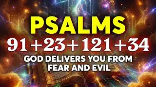 [NIGHT PRAYER!] Psalm 91 + 23 + 121 + 34 | God Delivers You from Fear and Evil