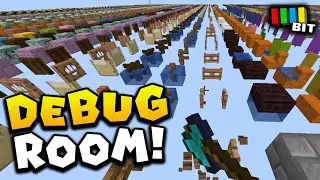 Minecraft (not so) SECRET DEBUG ROOM!