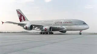 New Qatar Airways Airbus A380 Is Finally Here!