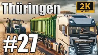 New Truck! Big Barley Harvest #27 | Focus Soundscape | FS22 Thuringen