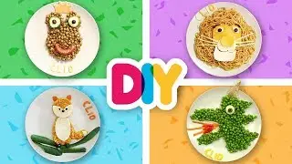 4 Easy Food Art LUNCH IDEAS you'll love | Healthy-n-Yummy | DIY Labs