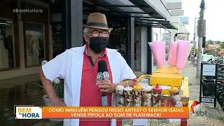 COMO NINGUÉM PENSOU NISSO ANTES? O SENHOR ISAIAS VENDE PIPOCA AO SOM DE FLASHBACK!