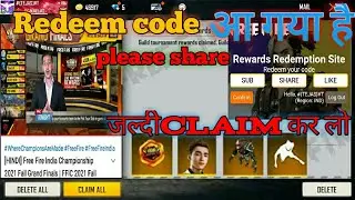 #FFICRedeemcode 400k live live watching completed please share