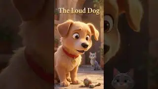 The Loud Dog | A Calm & Heartwarming Animated Story for Kids #AnimatedStory #KidsAnimation #Dog #Cat