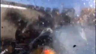 Dan Wheldon fatal crash rare onboard angle - IndyCar 2011 Las Vegas
