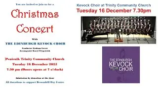 Edinburgh Kevock Choir Christmas Concert 16th December 2025