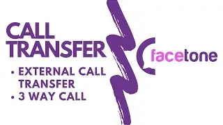 Call transfer to an external party | facetone