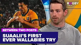 Analysing Joseph Suaalii's first Wallabies try | Between Two Posts