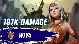 197K Dmg Precision Lian RANK - 7 Wiv4 [Grand Master] Paladins Ranked Gameplay