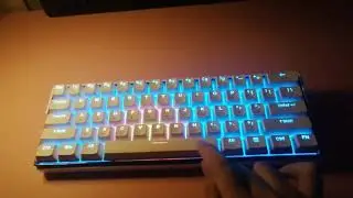 KEMOVE SnowFox 61 || 60% Mechanical Keyboard || Gateron Brown Switches Typing Sounds || Dual Mode