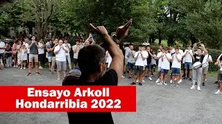 Ensayo en parado de Arkoll, 30 de agosto en Hondarribia 2022 | Txingudi Online