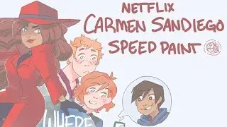 Where on Earth is Carmen Sandiego speedpaint