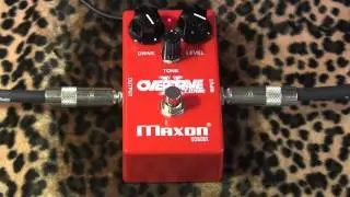 Maxon OD808X Overdrive Demo with Kingbee Tele & Dr Z Antidote
