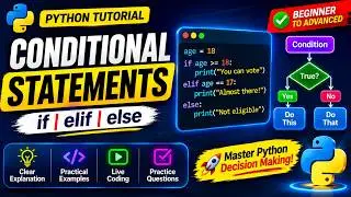 Python If,else & elif Explained 🚀