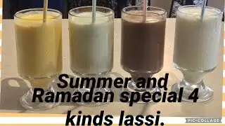 4 types of lassi, no blender needed!