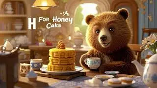 H is for Honey Cakes &ndash; Bear&rsquo;s Sweet Delight! 🐻🍰 | Nursery Rhymes & Kids Songs