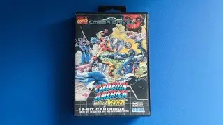 🎮Captain America and the Avengers SEGA Mega Drive Genesis Pequeño gameplay