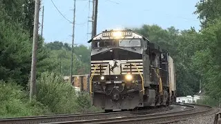 Millbury Ohio Summer Railfanning along the NS Chicago Line (6/29/24)