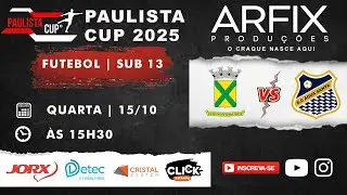 SANTO ANDR&Eacute; x &Aacute;GUA SANTA - FUTEBOL | SUB 13