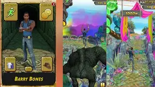 TEMPLE RUN 2 NEW CHARACTER HOLI  MAP BARRY BONES UNLOCKED GAMEPLAY