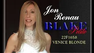 JON RENAU BLAKE WIG | REMY HUMAN HAIR LUXURY | Color 22F16S8 Venice Blonde