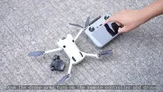 DJI Mini 4 Pro Air-drop Landing Gear,Using Bottom Light To Control Air-drop