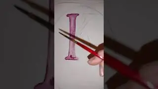 Watercolor Monogram Painting