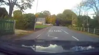 Driving through the English Countryside ,Baker's Arms to Lytchett Minster