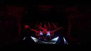 Tron Ares Laser Show From The Balcony At The El Capitan Theatre In Hollywood.