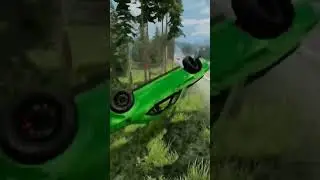 realistic dodge demon 170 crash #beamng #hellcat #crash