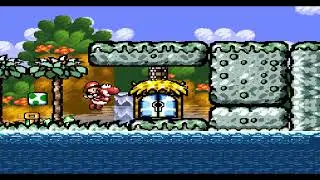 Super Mario World 2: Yoshi's Island Level 3-7: Monkey's Favorite Lake