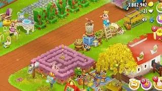 Как купить красивые украшения за очки синего цветка в Hay Day | Прогресс события | Повышение уров...
