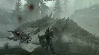 Skyrim Vurk Uskada Killing blows compilation.