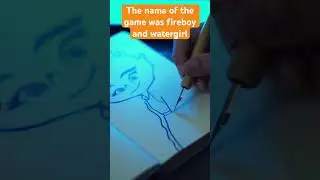 Drawing Ember from Elemental like in the Game Fireboy and Watergirl. #art #dipen #shorts #fyp