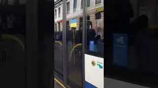 [RS] &Scaron;koda 27Tr on the trolleybus route 19 towards Pētersalas iela via AS 
