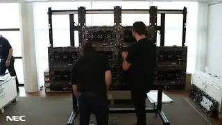 NEC LED FE/FA Series Installation Time-Lapse