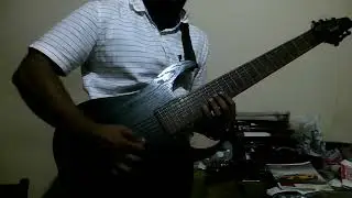 Palm Muted riff with sweeps : 8 string technical death metal riff