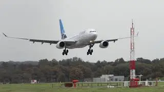 Air Transat A330 - The Azores Glider - Glasgow Airport [4K/UHD]