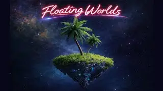 Floating Worlds / Futuristic Sci-Fi synthwave / 80s Electronic Music