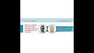 Trust as a vehicle for succession planning & Tax Consequences - By CA Parth Savla & Siddhi Gandhi