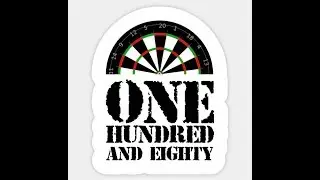 Hitting a 180 in my darts practice session