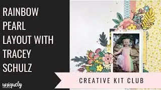 Learn how to make a scrapbooking layout with Tracey Schulz