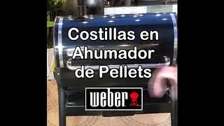 Costillas en Ahumador de Pellets Weber