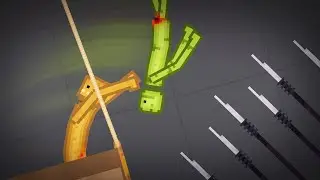 Melons Fight with Pumpkins COMPILATION In People Playground