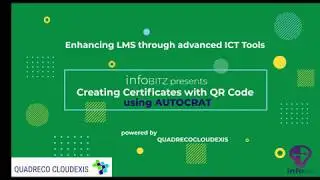Creating Certificates with QR Code using autoCrat