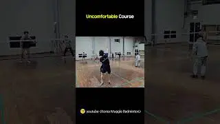 Uncomfortable Course #badminton #ryder #korean #amazing #attack #defense #posture #ryderwinner