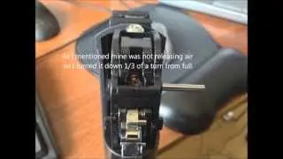Alecto Ultra HP-01 Valve Adjustment
